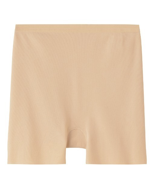 GUNZE(グンゼ)の「いいここち快適ショーツ ひびきにくい 綿85% レギュラーショーツ 1分丈(ショーツ・レディース・ブラック/杢グレー/ベージュ系その他/ピンク系その他・MEDIUM/LARGE/X-LARGE)」の3枚目の写真