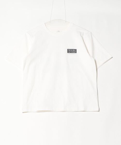 TIGORA（ティゴラ）の「ティゴラ TIGORA グラフィック半袖T パッキングリスト（Tシャツ/カットソー・レディース・ブラック/オフホワイト・S/M/L/XL）」の2枚目の写真
