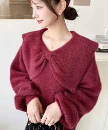 シャギーニット」に該当するレッド/赤色系のファッション通販