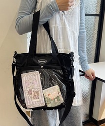 クリアバッグ 2way」に該当するショルダーバッグファッション