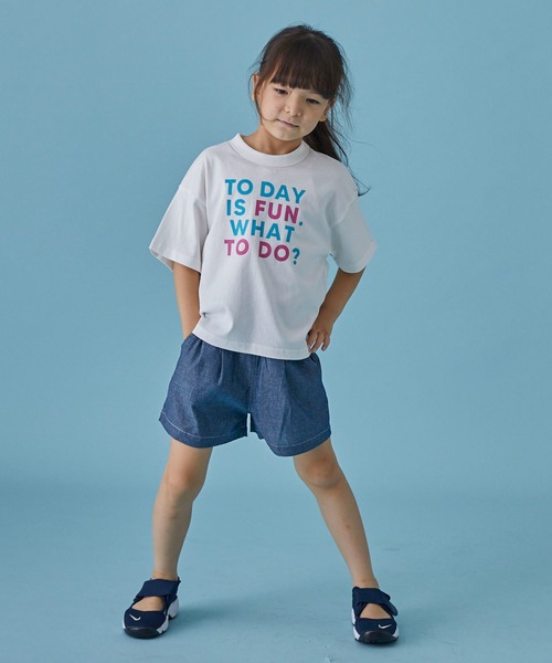 FOV(フォブ)の「フォブ TODAYISFUN Tシャツ(Tシャツ/カットソー・キッズ・ホワイト/ブルー/チャコールグレー・L/XL/M/S)」の19枚目の写真