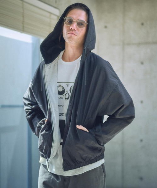 ADAM PATEK（アダムパテック）の「ADAMPATEK/sheer mesh camouflage hooded blouson/メッシュｘカモフラフーデッドブルゾン（マウンテンパーカー・メンズ・ホワイト/ブラック・1/2）」の21枚目の写真