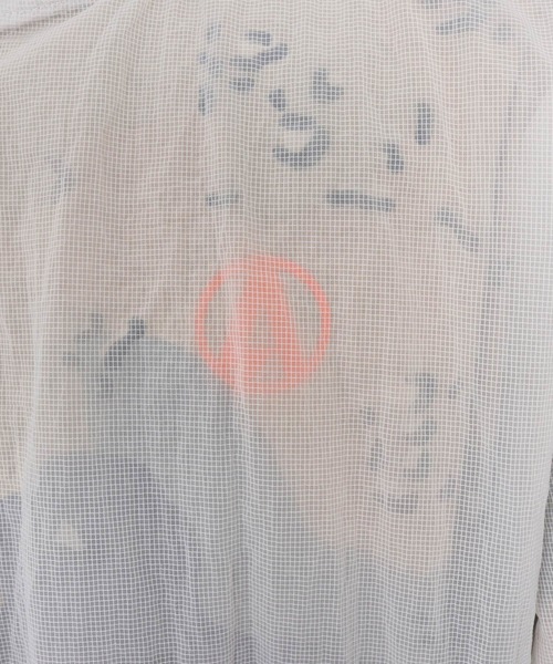 ADAM PATEK（アダムパテック）の「ADAMPATEK/sheer mesh camouflage hooded blouson/メッシュｘカモフラフーデッドブルゾン（マウンテンパーカー・メンズ・ホワイト/ブラック・1/2）」の3枚目の写真