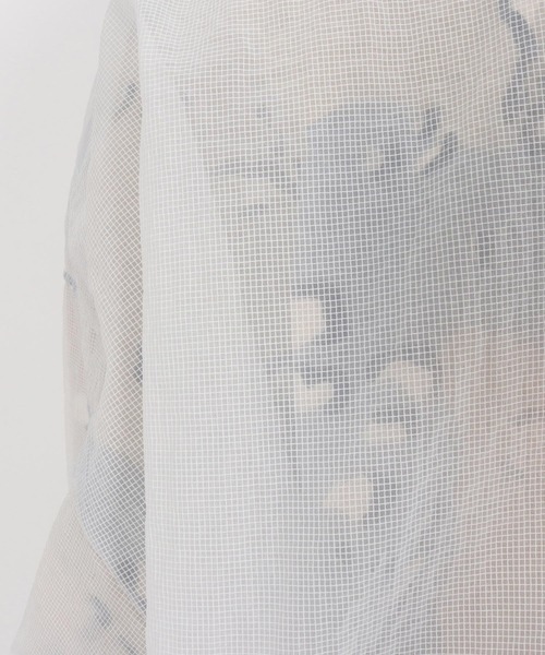 ADAM PATEK（アダムパテック）の「ADAMPATEK/sheer mesh camouflage hooded blouson/メッシュｘカモフラフーデッドブルゾン（マウンテンパーカー・メンズ・ホワイト/ブラック・1/2）」の5枚目の写真