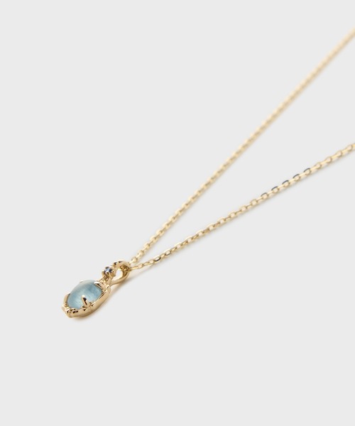 ■現行品■【NOJESS】K10オパール/アクアマリンネックレス ネックレス K10アクアマリンネックレス｜ネックレス｜ノジェス 公式