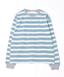 soglia | SOGLIA/ソリア　OPEN END MULTI BORDER LS TEE　ボーダーＴ(Tシャツ/カットソー)