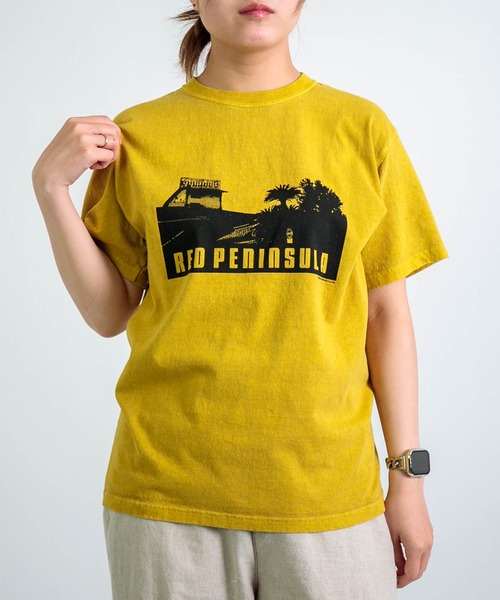 tシャツ 「 D.M.G / ディーエムジー 」 US天竺 SSプリントTee 「RP PHOTO」 レディース D.M.G / ディーエムジー ] US天竺 SSプリントTee 【RP PHOTO
