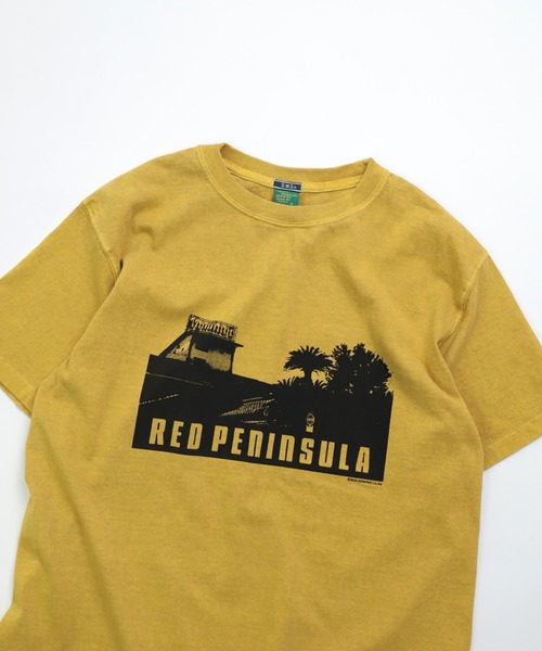 D.M.G.（ドミンゴ）の「[ D.M.G / ディーエムジー ] US天竺 SSプリントTee 【RP PHOTO】（Tシャツ/カットソー・レディース・マスタード/ブラック/ホワイト・S/M）」の21枚目の写真