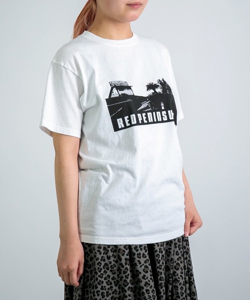 tシャツ 「D.M.G / ディーエムジー」 US天竺 SSプリントTee 「DMG」 レディース D.M.G / ディーエムジー] US天竺 SSプリントTee 【DMG