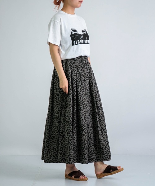 D.M.G.（ドミンゴ）の「[ D.M.G / ディーエムジー ] US天竺 SSプリントTee 【RP PHOTO】（Tシャツ/カットソー・レディース・マスタード/ブラック/ホワイト・S/M）」の12枚目の写真