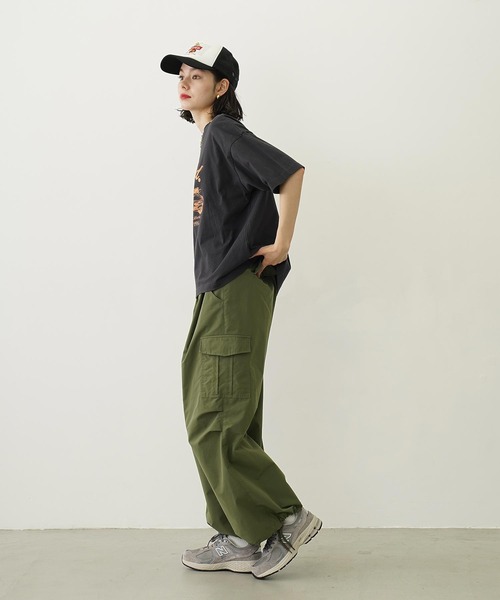 MILKFED.（ミルクフェド）の「MILITARY WIDE LEG PANTS（その他パンツ・レディース・チャコール/オリーブ/ベージュ・S/M）」の9枚目の写真