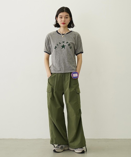 MILKFED.（ミルクフェド）の「MILITARY WIDE LEG PANTS（その他パンツ・レディース・チャコール/オリーブ/ベージュ・S/M）」の10枚目の写真
