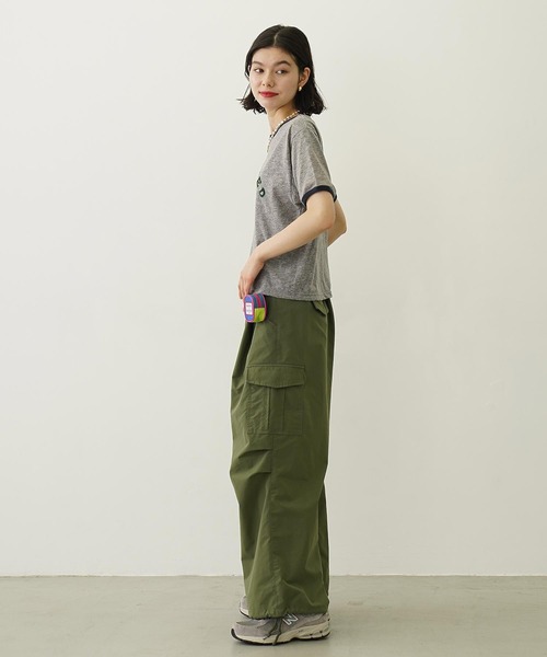 MILKFED.（ミルクフェド）の「MILITARY WIDE LEG PANTS（その他パンツ・レディース・チャコール/オリーブ/ベージュ・S/M）」の11枚目の写真