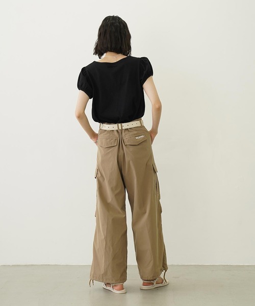 MILKFED.（ミルクフェド）の「MILITARY WIDE LEG PANTS（その他パンツ・レディース・チャコール/オリーブ/ベージュ・S/M）」の16枚目の写真