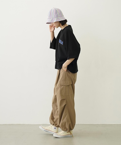 MILKFED.（ミルクフェド）の「MILITARY WIDE LEG PANTS（その他パンツ・レディース・チャコール/オリーブ/ベージュ・S/M）」の20枚目の写真