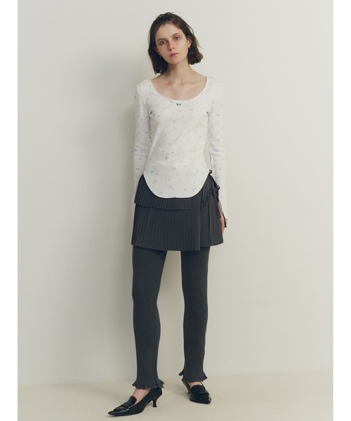 専用になります SORlN ソリン カットソー Sheer Lame Rib Top（カットソー/Tシャツ）｜SORIN（ソリン