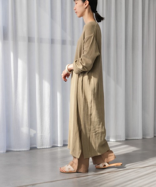 URBAN RESEARCH DOORS（アーバンリサーチドアーズ）の「メッシュワンピース（ワンピース・レディース・ホワイト/ベージュ・MEDIUM）」の15枚目の写真