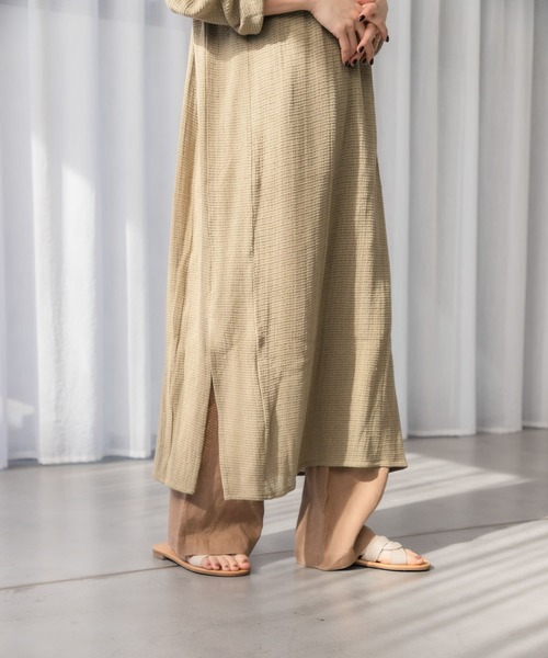 URBAN RESEARCH DOORS（アーバンリサーチドアーズ）の「メッシュワンピース（ワンピース・レディース・ホワイト/ベージュ・MEDIUM）」の20枚目の写真