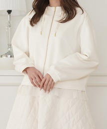 Prima Scherrer（プリマシェレル）の「チュールヘム ボンディング ゆったり パーカー Prima Scherrer plus（パーカー）」