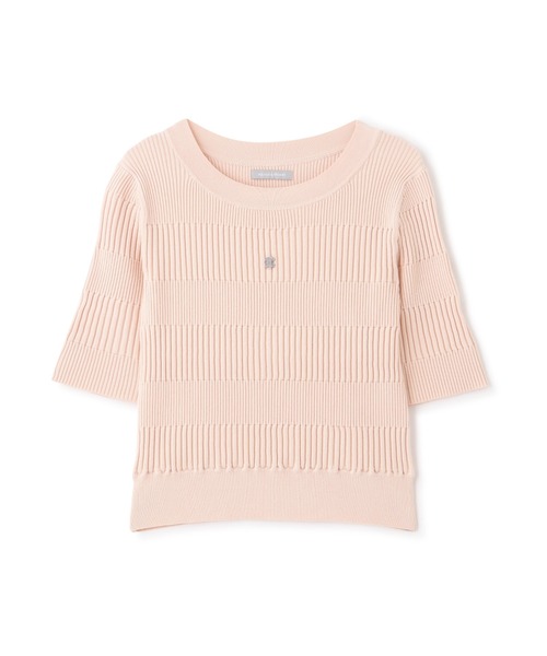 JILL by JILL STUART(ジルバイジルスチュアート)の「◇ランダムリブニットトップス(ニット/セーター・レディース・ブラック/ホワイト系その他/ピンク・FREE)」の8枚目の写真