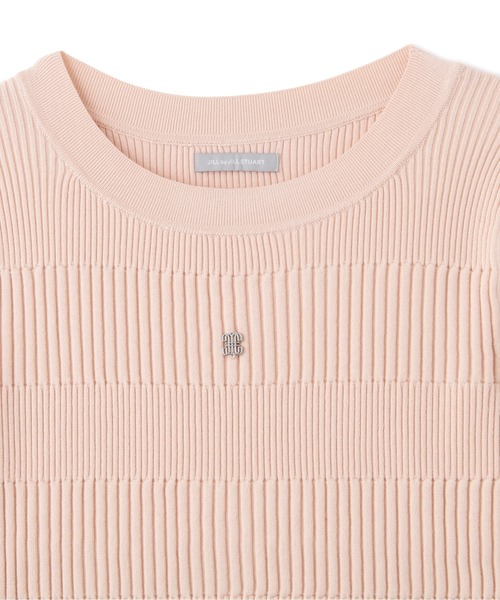 JILL by JILL STUART(ジルバイジルスチュアート)の「◇ランダムリブニットトップス(ニット/セーター・レディース・ブラック/ホワイト系その他/ピンク・FREE)」の10枚目の写真