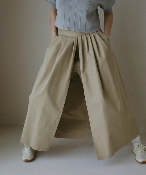 MANOF（マノフ）の「LAYER TUCK SKIRT（スカート）」 - WEAR