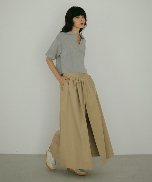 MANOF（マノフ）の「LAYER TUCK SKIRT（スカート）」 - WEAR