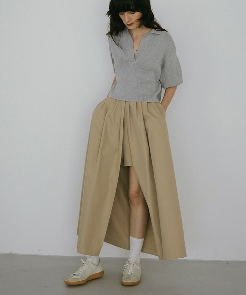 MANOF（マノフ）の「LAYER TUCK SKIRT（スカート）」 - WEAR