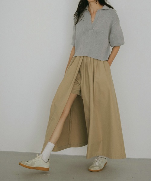 MANOF（マノフ）の「LAYER TUCK SKIRT（スカート）」 - WEAR
