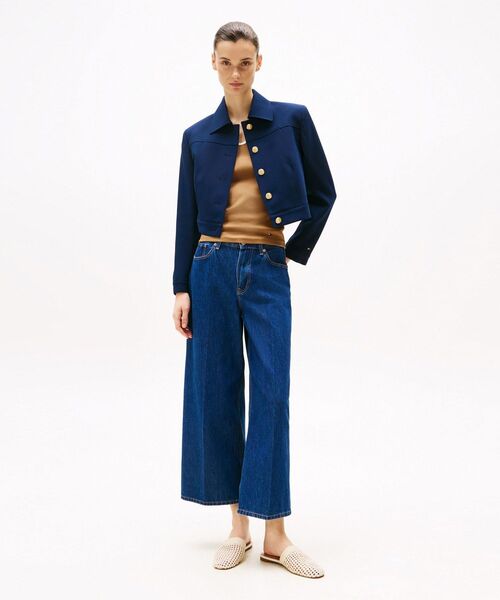 TOMMY HILFIGER(トミーヒルフィガー)の「ワイドレッグジーンズ(デニムパンツ・レディース・インディゴブルー・25inch/26inch/27inch/28inch)」の4枚目の写真