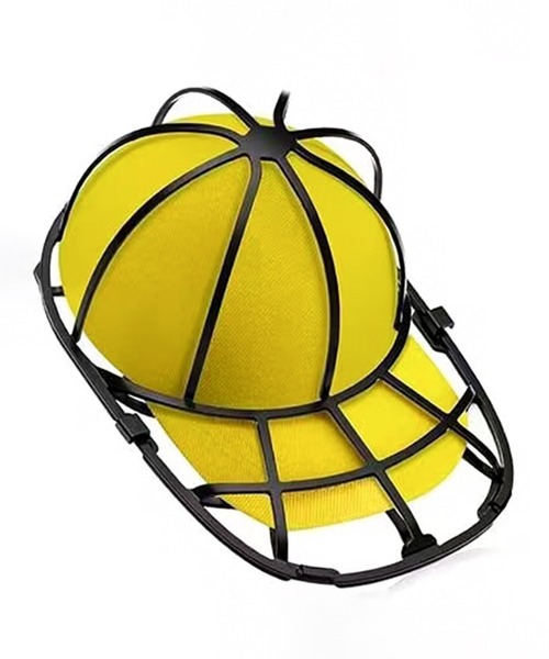 CALIFORNIA OUTFITTERS（カリフォルニア アウトフィッターズ）の「3-3A33 キャップ 洗濯 型崩れ防止 固定ホルダー（ランドリーグッズ・レディース・ホワイト/ブラック・ONESIZE）」の3枚目の写真