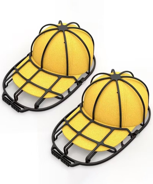 CALIFORNIA OUTFITTERS（カリフォルニア アウトフィッターズ）の「3-3A33 キャップ 洗濯 型崩れ防止 固定ホルダー（ランドリーグッズ・レディース・ホワイト/ブラック・ONESIZE）」の4枚目の写真