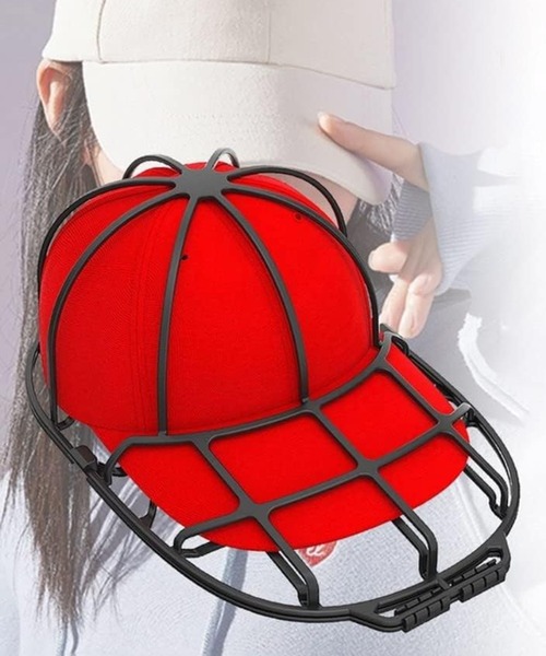 CALIFORNIA OUTFITTERS（カリフォルニア アウトフィッターズ）の「3-3A33 キャップ 洗濯 型崩れ防止 固定ホルダー（ランドリーグッズ・レディース・ホワイト/ブラック・ONESIZE）」の11枚目の写真