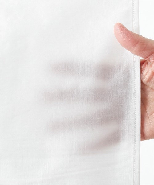 SMILE LAND（スマイルランド）の「＜大きいサイズ＞ ゆるシルエットヨークレースデザインブラウス（シャツ/ブラウス・レディース・オフホワイト/ブラック・L/LL/3L/4L/5L）」の17枚目の写真