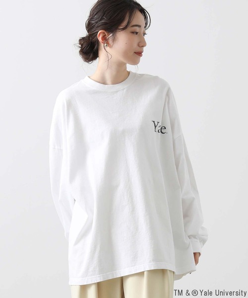 【GOOD ROCK SPEED】YALE ロゴT ホワイト セール】YALEロゴロンT＿WT（Tシャツ/カットソー）｜GOOD