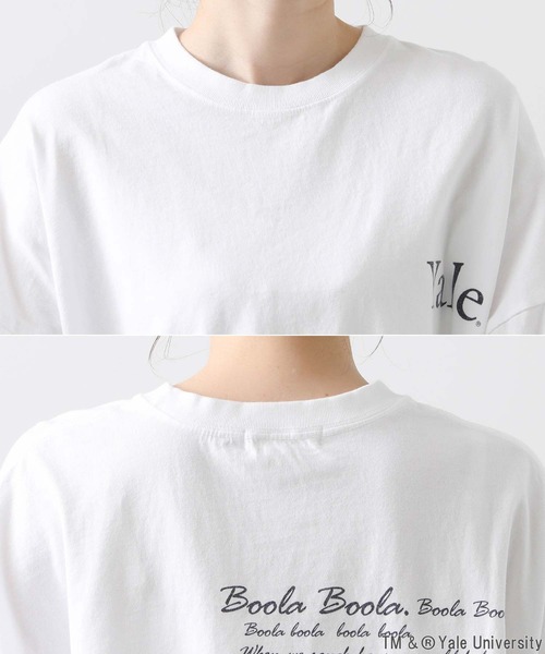 今期新品⭐︎ Gready Brilliant ＹＡＬＥロゴロンＴ　ホワイト セール】YALEロゴロンT＿WT（Tシャツ/カットソー）｜GOOD