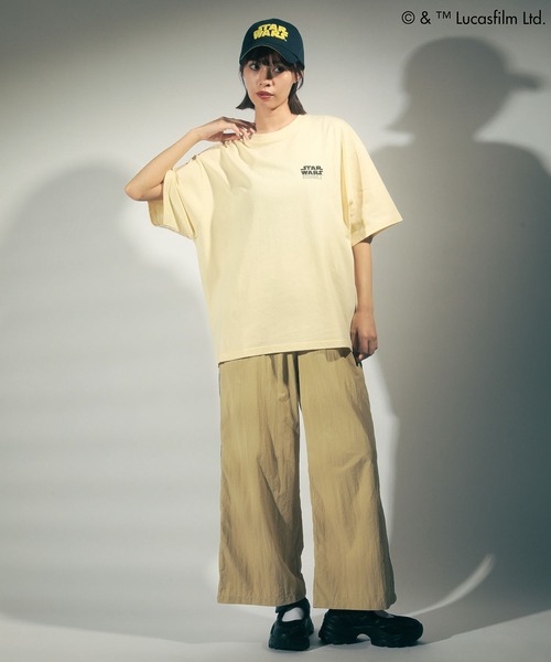 STAR WARS(スターウォーズ)の「STAR WARS/グラフィック半袖BIGTEE(Tシャツ/カットソー・レディース・ブラック/クリーム/オートミール/ホワイト・FREE)」の11枚目の写真