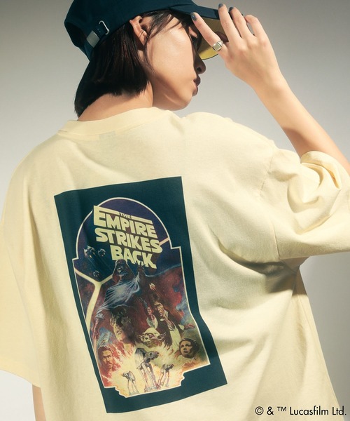 STAR WARS(スターウォーズ)の「STAR WARS/グラフィック半袖BIGTEE(Tシャツ/カットソー・レディース・ブラック/クリーム/オートミール/ホワイト・FREE)」の14枚目の写真