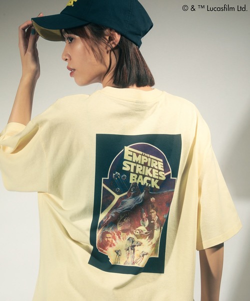 STAR WARS(スターウォーズ)の「STAR WARS/グラフィック半袖BIGTEE(Tシャツ/カットソー・レディース・ブラック/クリーム/オートミール/ホワイト・FREE)」の15枚目の写真