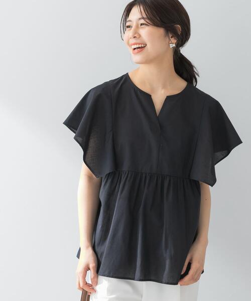 セール】『UR TECH』F by ROSSO スクエアスリーブブラウス