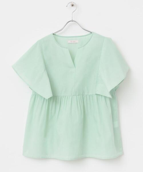 F by ROSSO(エフバイロッソ)の「『UR TECH』F by ROSSO スクエアスリーブブラウス(シャツ/ブラウス・レディース・ミント/ブルー系その他/ネイビー/ピンク/グレー・FREE)」の22枚目の写真