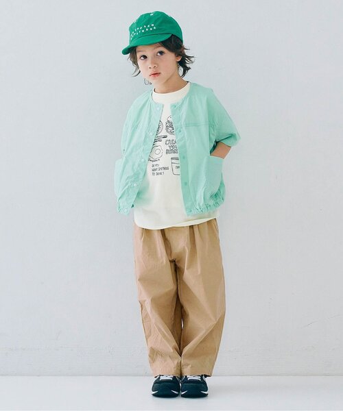 ジュニア対応】カラフルタイプライターワイドタックパンツ（その他