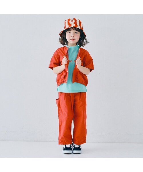 p.premier（ピードットプルミエ）の「【ジュニア対応】カラフルタイプライターワイドタックパンツ（その他パンツ・キッズ・サックスブルー/ブラック/ベージュ/ピンク/レッド・80/90/100/110/120/130/140）」の18枚目の写真