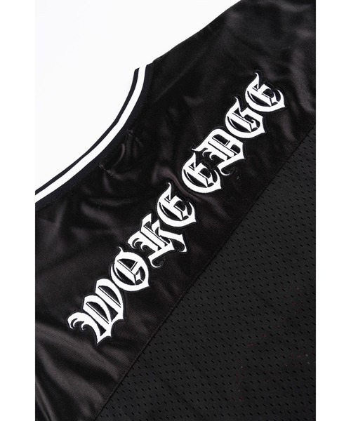 WOKE EDGE（ウォークエッジ）の「ティーシャツ｜Thunder Football Shirt｜WOKE EDGE（Tシャツ/カットソー・メンズ・ブラック・L/M/XL/S）」の3枚目の写真