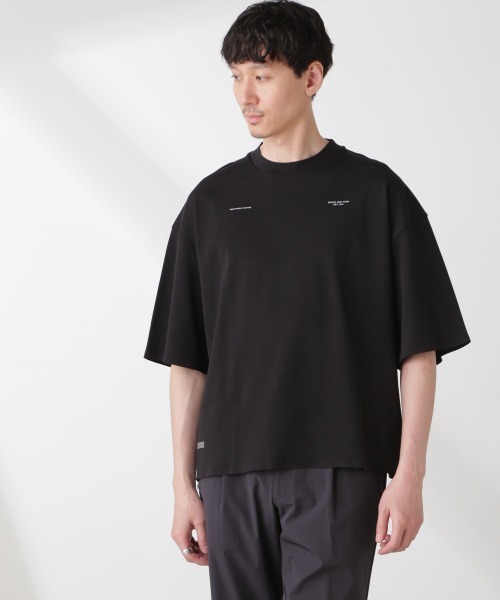 NANO universe(ナノユニバース)の「「EVERLAST」 アンチスメル リラックスフィット プリントTシャツ(Tシャツ/カットソー・メンズ・ホワイト/ブラック/チャコール・M/L)」の1枚目の写真