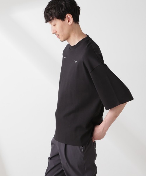 NANO universe(ナノユニバース)の「「EVERLAST」 アンチスメル リラックスフィット プリントTシャツ(Tシャツ/カットソー・メンズ・ホワイト/ブラック/チャコール・M/L)」の12枚目の写真
