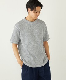 SHIPS Colors:〈洗濯機可能〉ローゲージ カノコ TEE◇