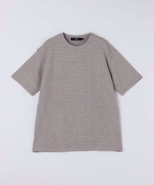SHIPS Colors（シップス カラーズ）の「SHIPS Colors:〈洗濯機可能〉ローゲージ カノコ TEE◇（Tシャツ/カットソー・メンズ・グレー/ライトホワイト/ブラック・MEDIUM/LARGE/X-LARGE）」の10枚目の写真