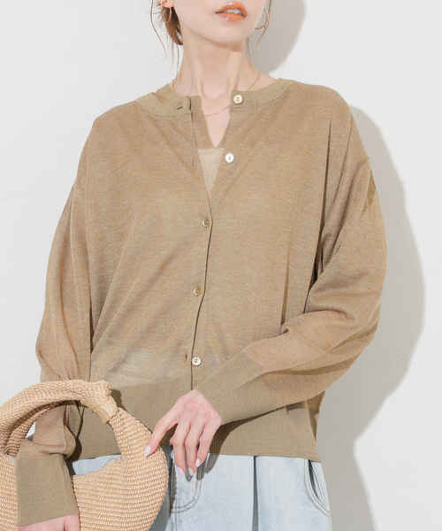 JOURNAL STANDARD(ジャーナルスタンダード)の「パーフェクトサマーUVカーディガン(カーディガン/ボレロ・レディース・ピンク/ベージュ/ブラック・FREE)」の15枚目の写真