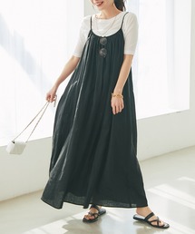 La boutique BonBon | 【大人カジュアル】リネンキャミワンピース(ワンピース)